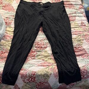 Lee Woman's Classic Black straight leg dress pants. (Worn but no flaws.) Size 20